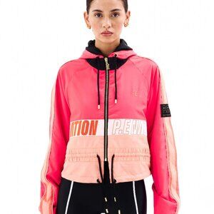 PE Nation - Cropped Man Down Jacket (Diva Pink)